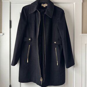 Michael Kors Zip Front Coat